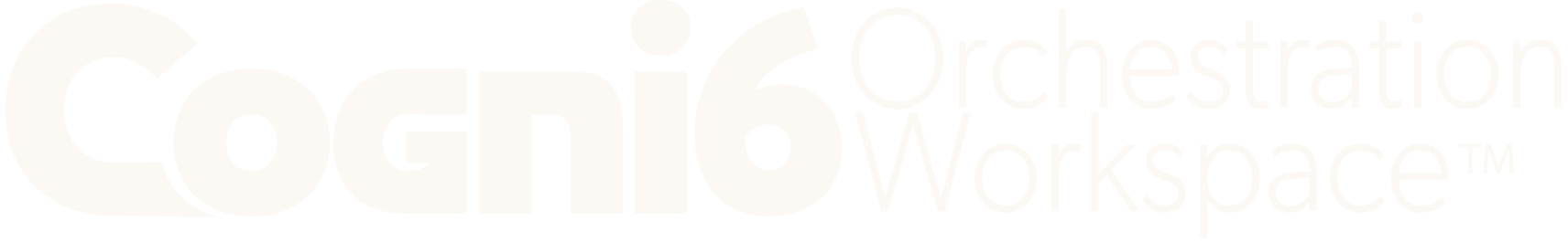 Cogni6 Orchestration Workspace